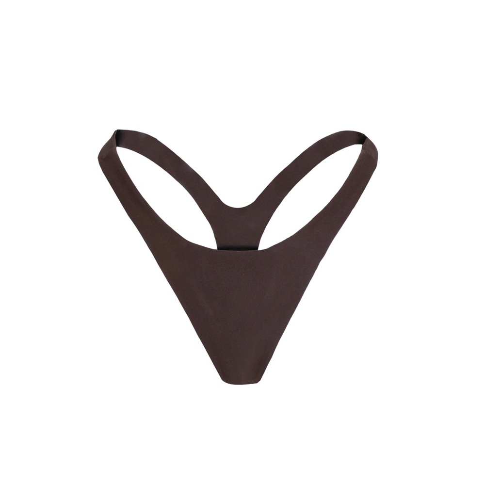 Davis Active Swim V Thong - Chocolate